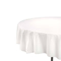 White Round Tablecover Case of 12 H659