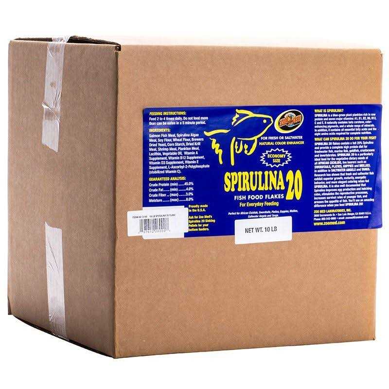 Spirulina 20 Fish Food Flakes F55382
