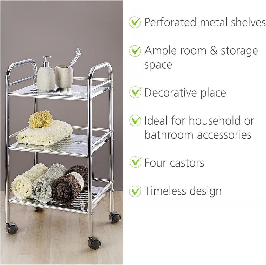 3 Tier Rolling Utility Cart S11480