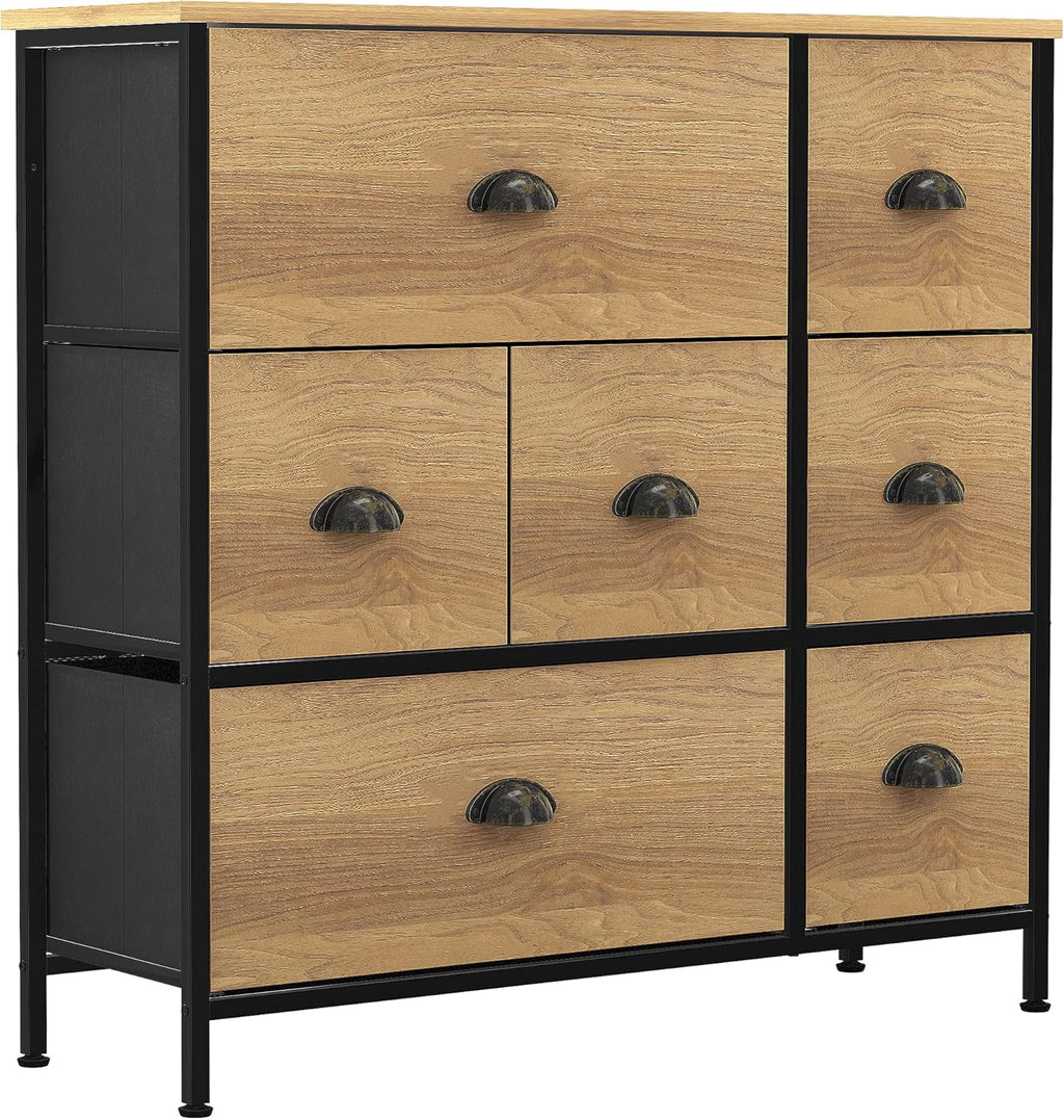 Fabric 7 Drawer Dresser H262