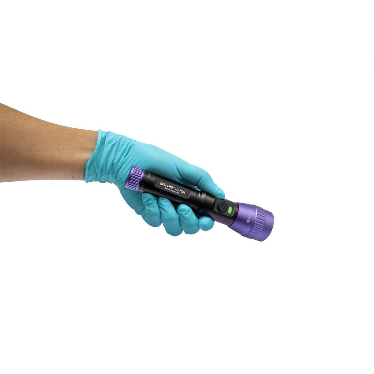 Cordless Violet LED Flashlight D380