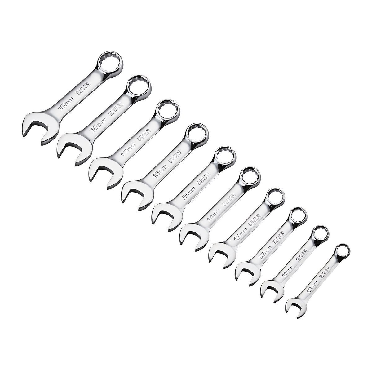 10 Piece Metric Combination Wrench Set D22281