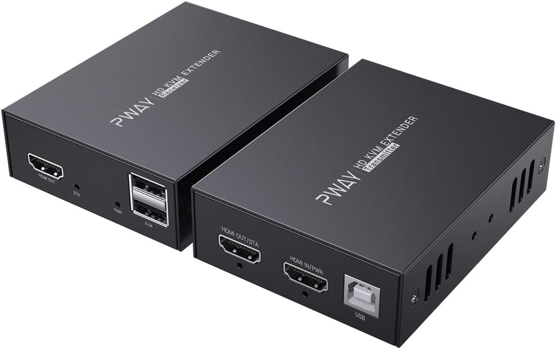 HDMI KVM USB Extender Over Ethernet Cat5e/6 Up to 50m/164ft 1080P 3D V715