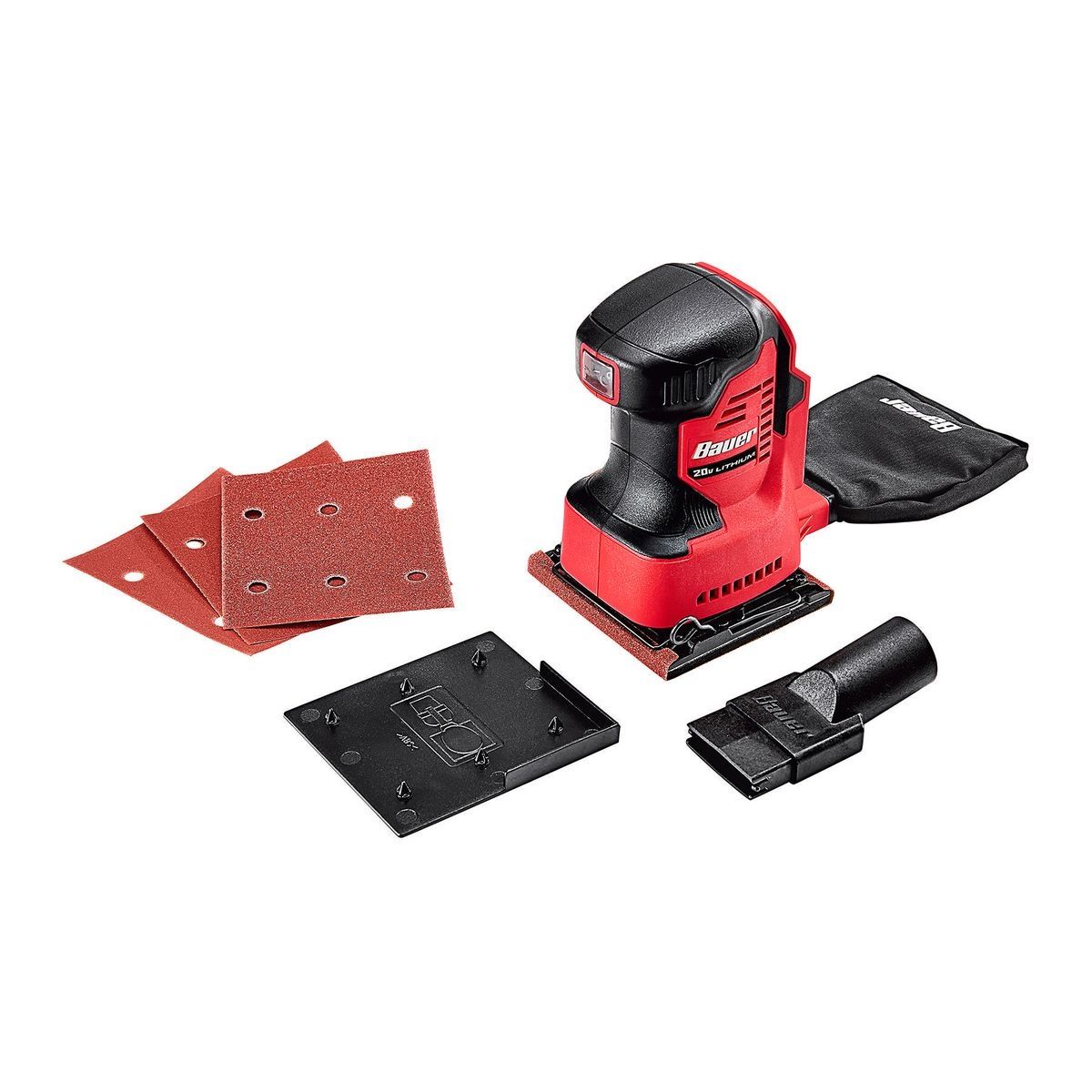 Cordless 1/4 Sheet Sander with Dust Bag E87607