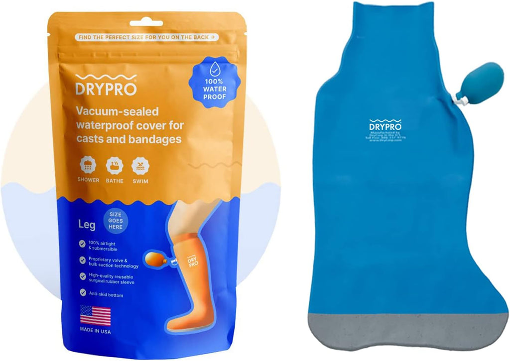 Blue Small Waterproof Half Leg Cast Cover X952407