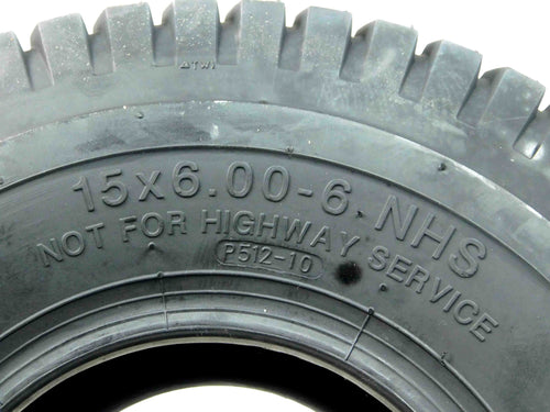 15x6-6 Lawn Mower and Turf Tire O539251