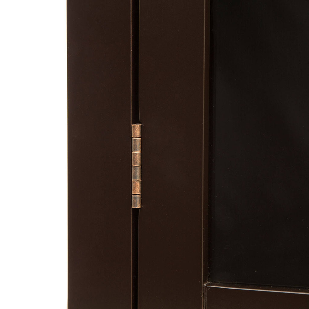 Wooden Wall Storage Cabinet with Double Doors I395409