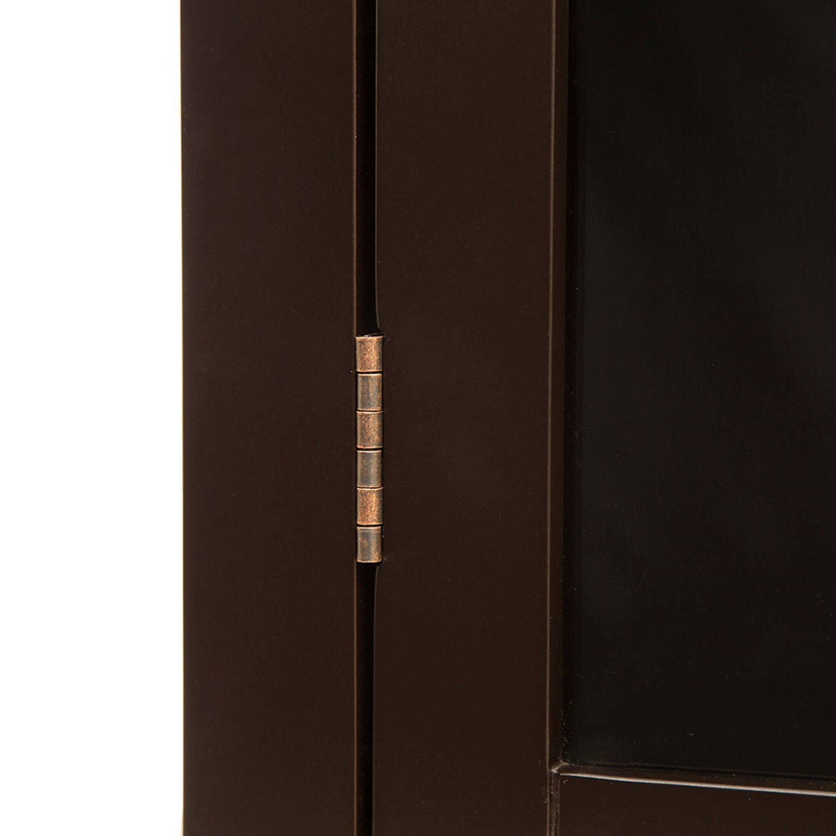 Wooden Wall Storage Cabinet with Double Doors I395409