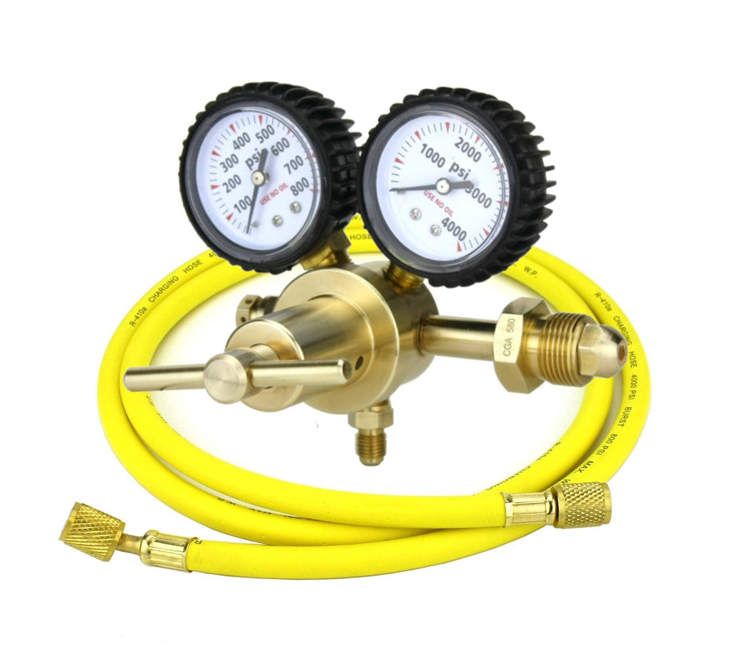 Nitrogen Gas Regulator 0-600 PSIG 1/4x22 Flare Connector M807808