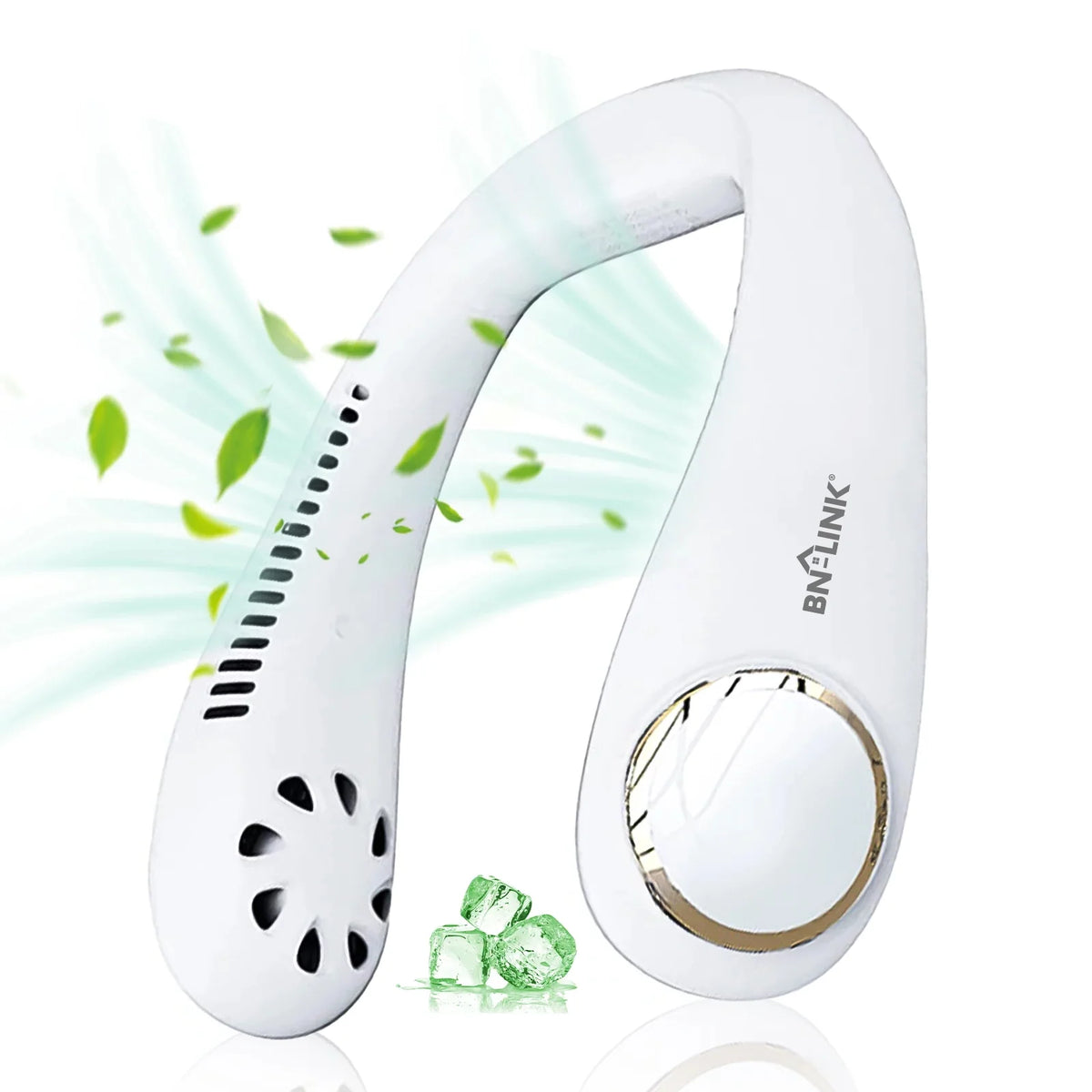 White Portable Neck Fan U1346