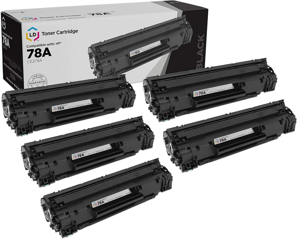 Compatible Toner Cartridge Replacements (Black, 5-Pack) T242856