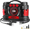 Portable Air Compressor Pump 12V DC 110V AC Tire Inflator U75882