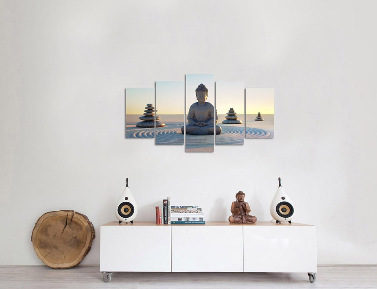 Buddha Canvas Wall Art Poster Giclee Prints Q400