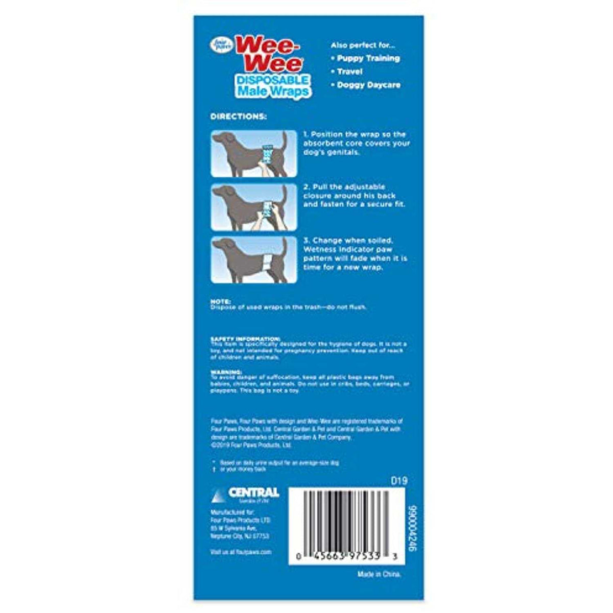 Disposable Male Dog Wraps E323910