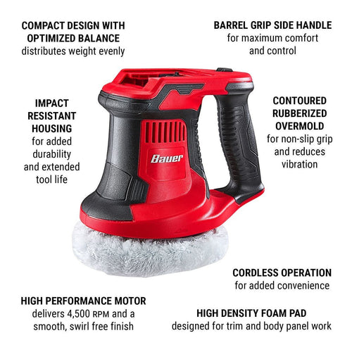 20V Cordless 6 in. Compact Orbital Polisher/Buffer G577048