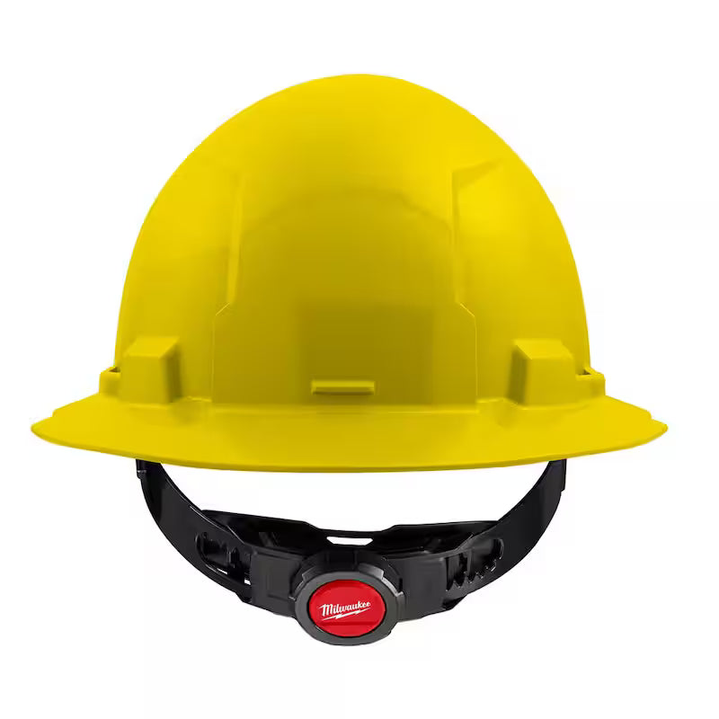Yellow Type 1 Class E Full Brim Non-Vented Hard Hat N517102