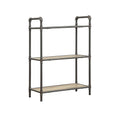 Antique Oak & Sandy Gray Bookshelf L15599