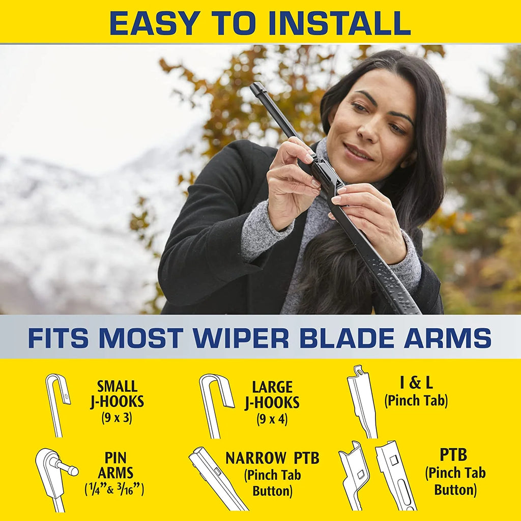 19 2 Pack Water Repellency Wiper Blade J317324