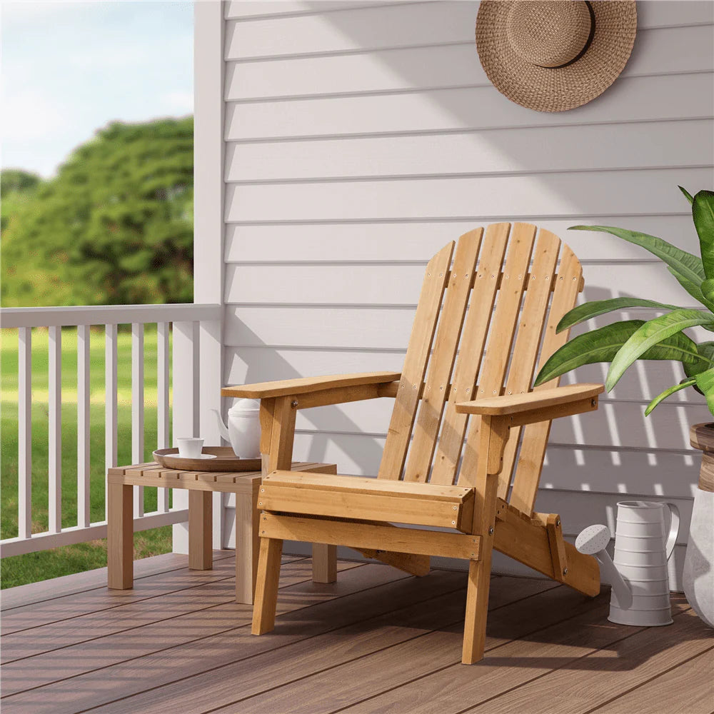 Solid Wood Folding Adirondack Chair E432
