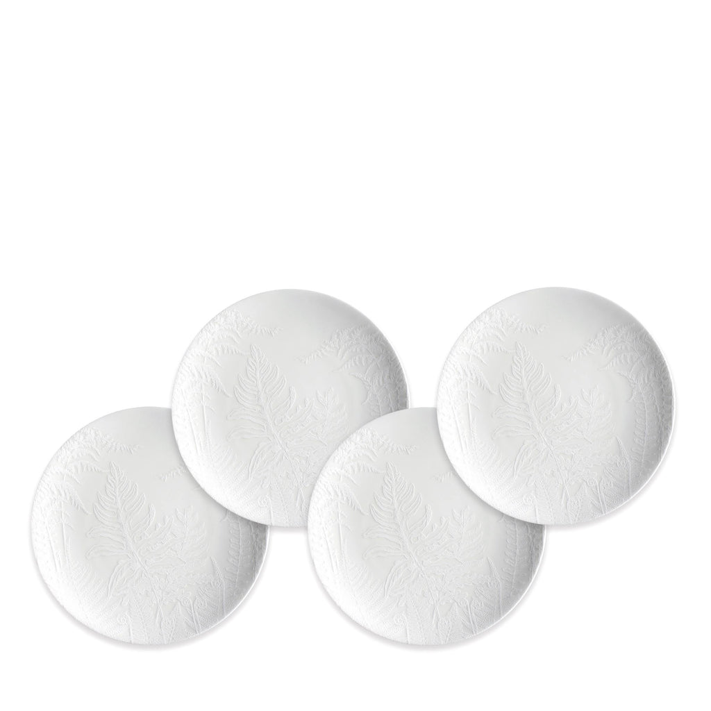 White Canapé Plates Set of 4 U6509