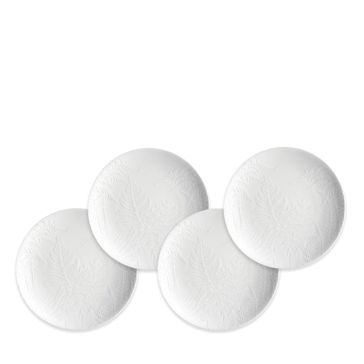 White Canapé Plates Set of 4 U6509