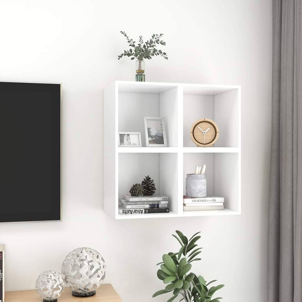 White and Sonoma Oak Wall Cabinet C4771