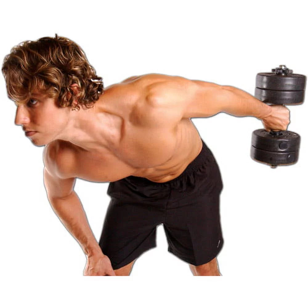 40-Pound Vinyl Dumbbell Set O222584