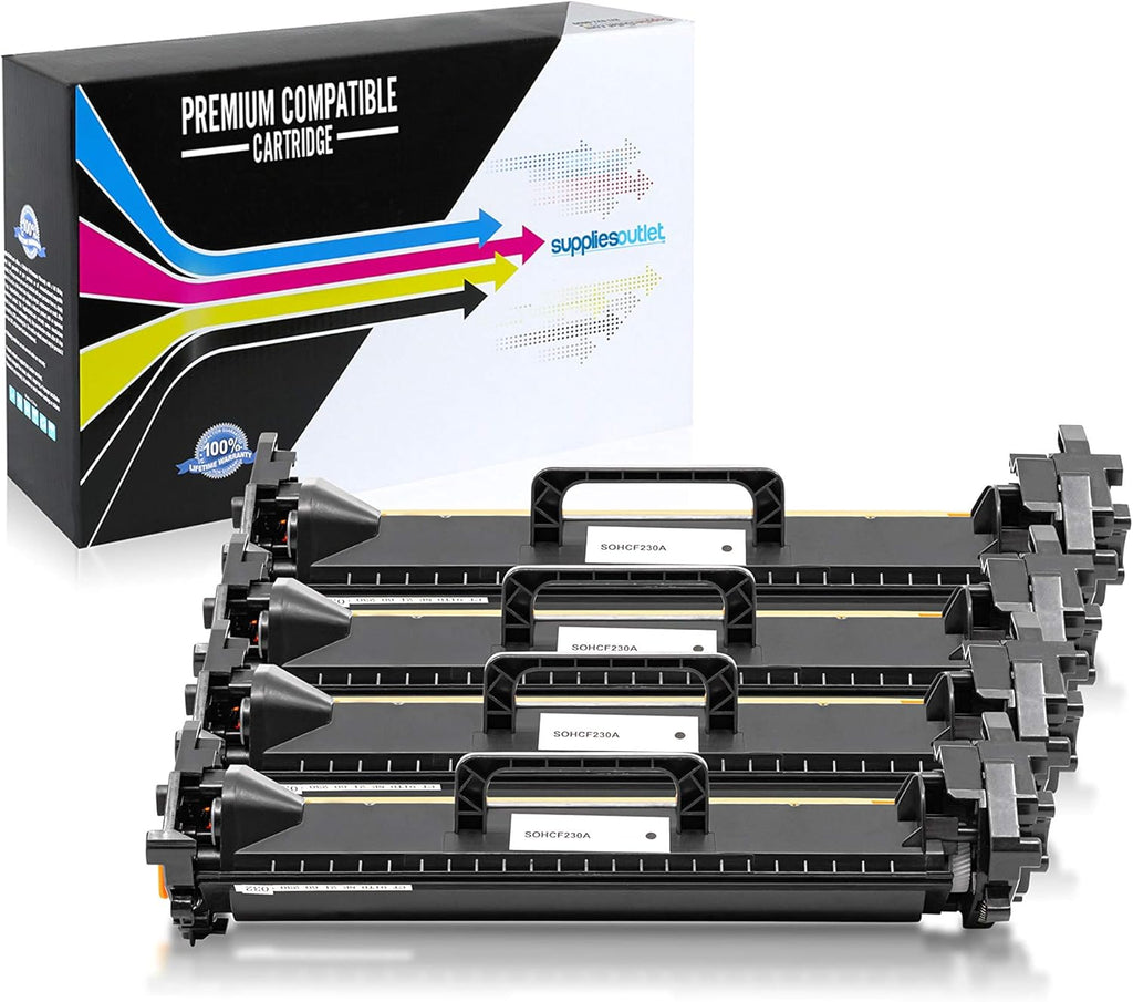 Compatible Toner Cartridge Replacement Black 4 Pack B555