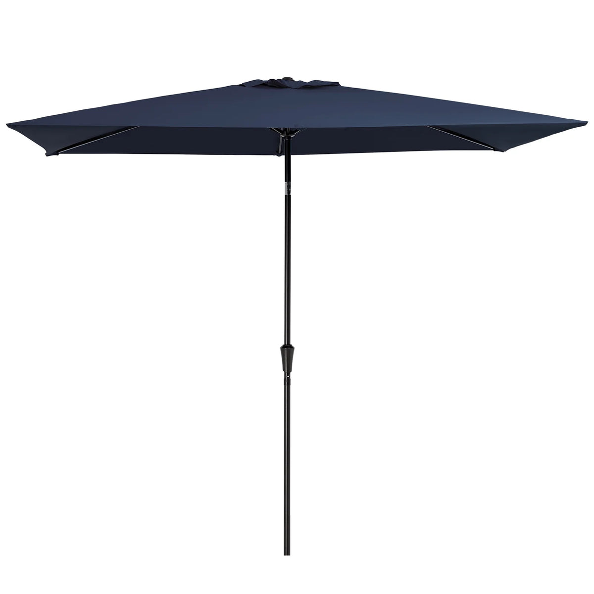 6.5' x 10' Rectangular Beige Patio Umbrella J7604