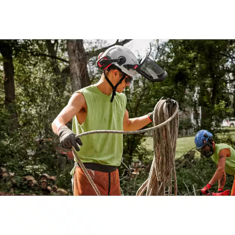 Gray Type 2 Class C Vented Safety Helmet Y62923