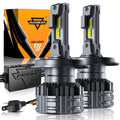 H4 LED Headlight Bulbs 6500K Cool White 2 Bulbs Y51736