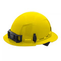 Yellow Type 1 Class E Full Brim Non-Vented Hard Hat N517102