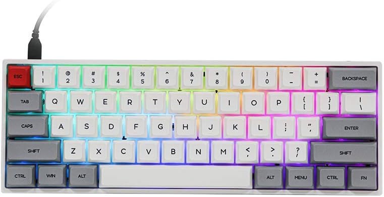61 Keys Hot Swappable Mechanical Keyboard F613