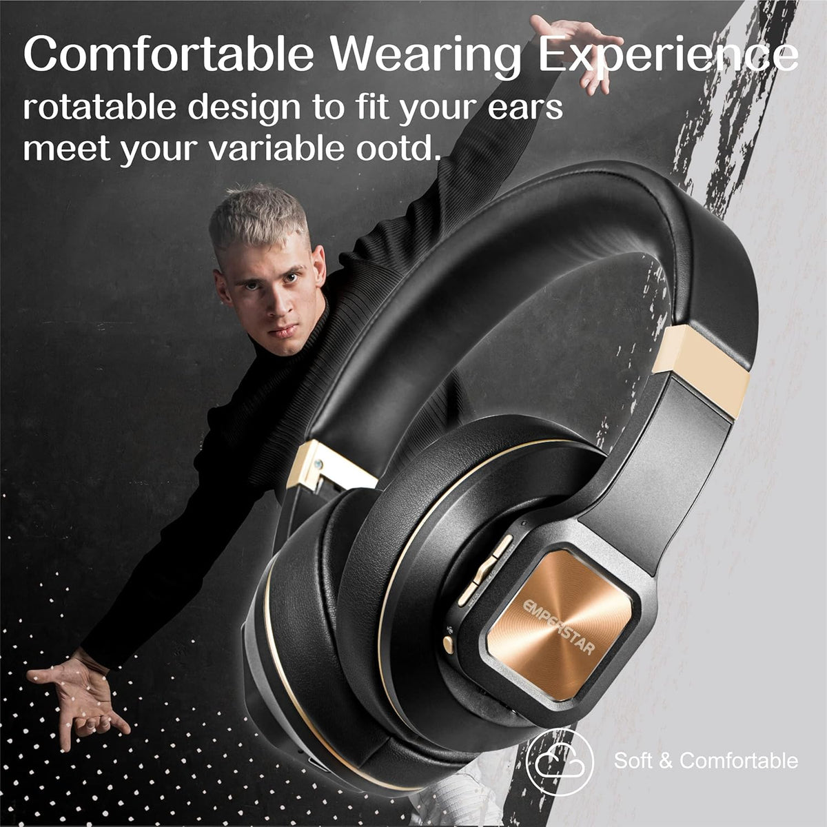 Noise Cancelling Over The Ear Wireless Bluetooth Headphones X624