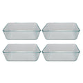 Clear Glass Food Storage Dish 4 Pack G62914