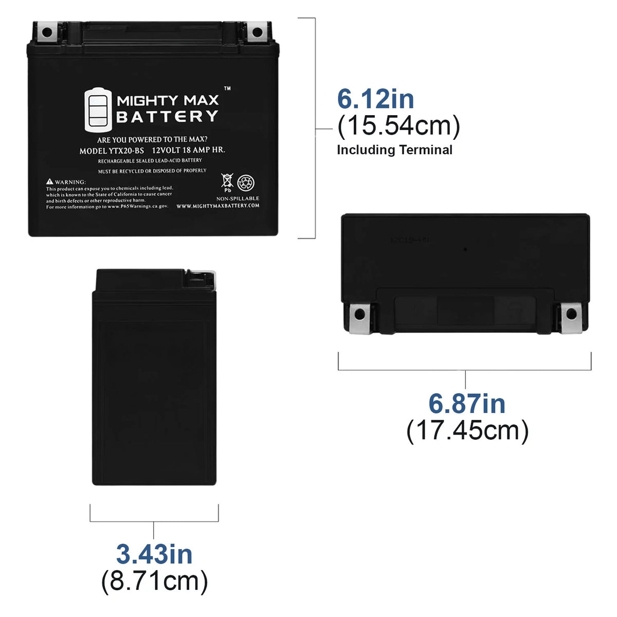 12V 18Ah Battery J89752