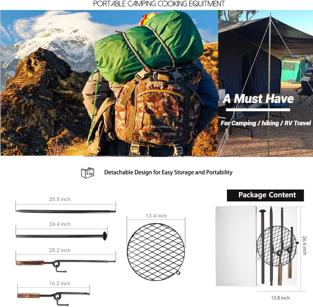 Swivel Campfire Grill Z22668