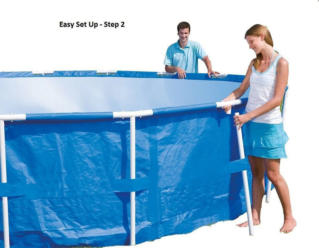 15' x 48 Round Above Ground Swimming Pool U4977