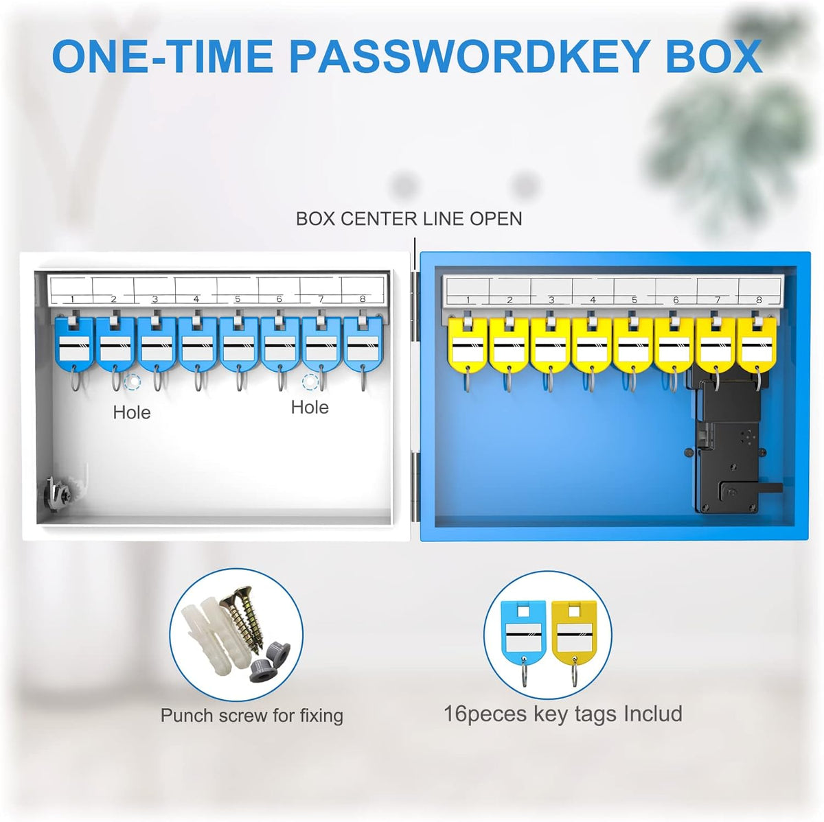 Metal Key Lock Box with Combination Lock Y829