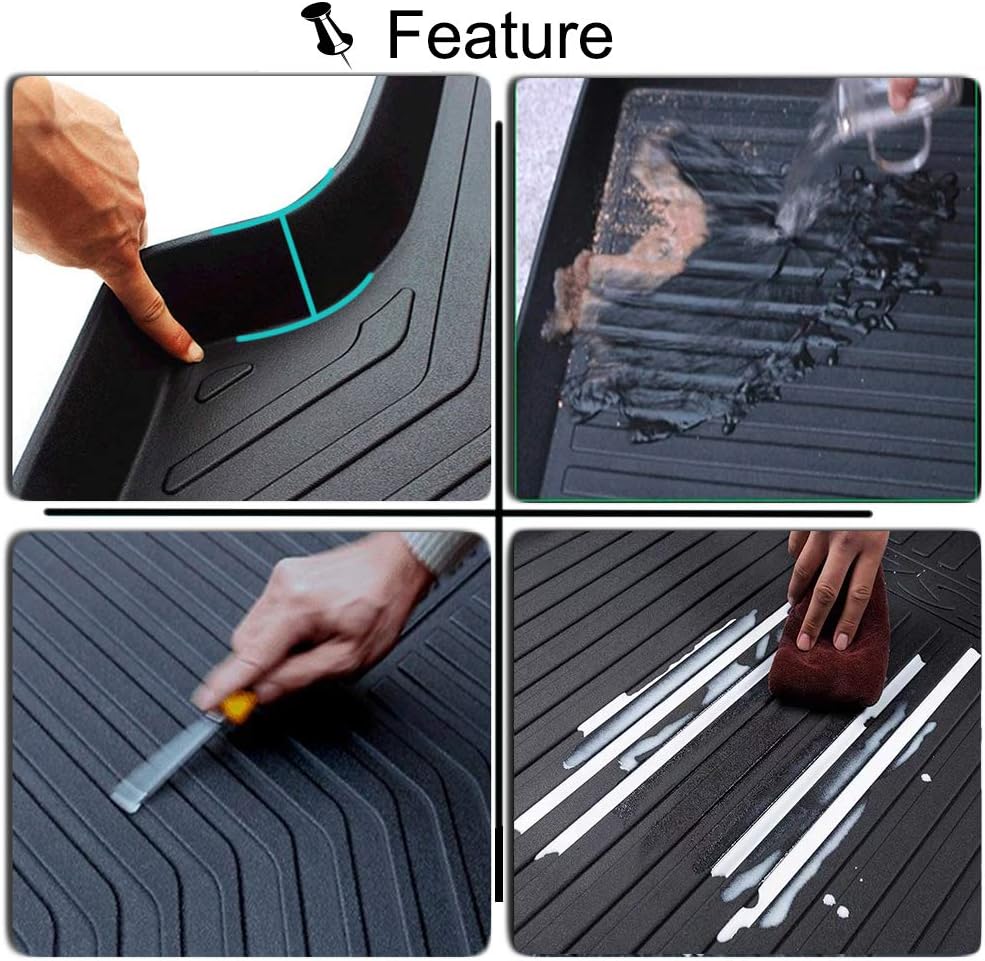 Cargo Liner Rear Cargo Tray Trunk Floor Mat Protector A2471