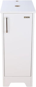 13 inch White Free Standing Bathroom Vanity E367