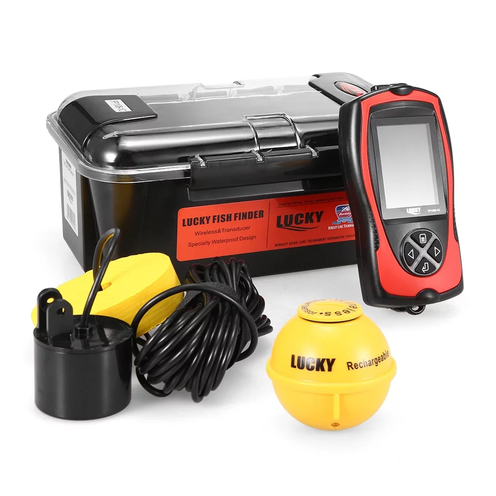 Portable Fish Finder with 100M Depth Alarm M542178