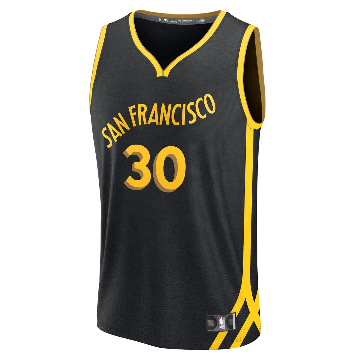 Black Golden State Warriors Jersey W7018