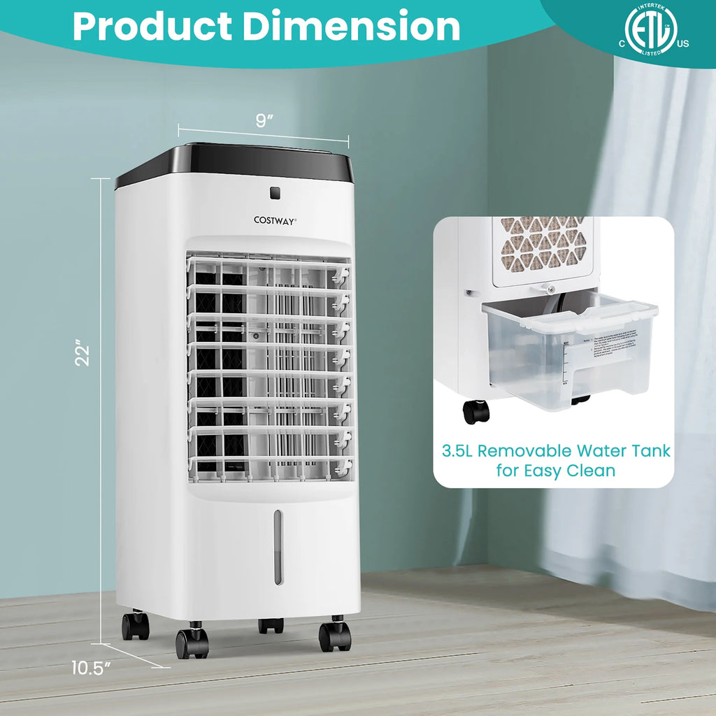 4-in-1 Evaporative Air Cooler with Fan Humidifier G935894