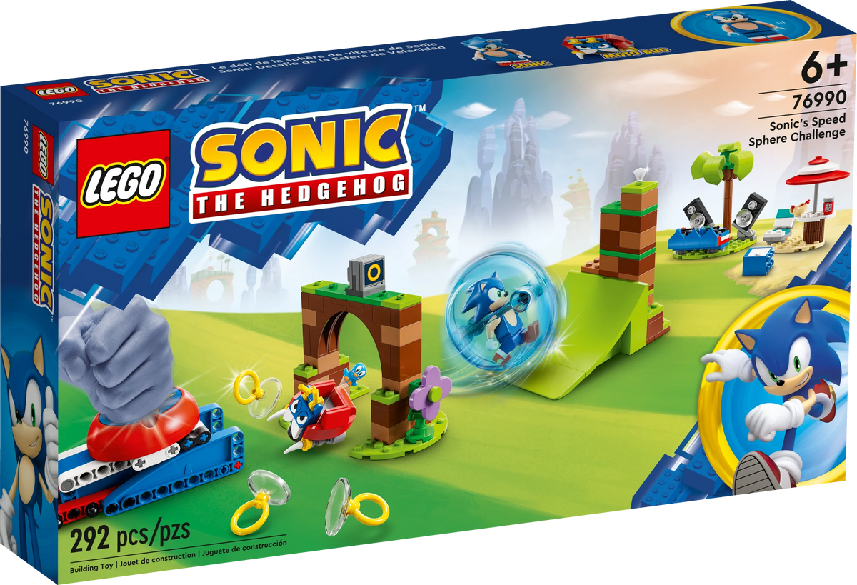 Sonic Building Toy Set with Speed Sphere Launcher and 3 Figures A367