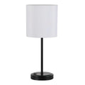 Black Metal Stick Lamp with USB Port X63985