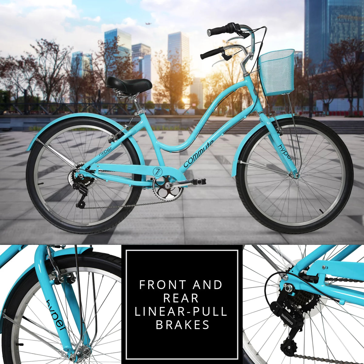 26 Woman's Commute Bike with Basket A4585