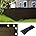 6' x 50' Black Fence Privacy Screen with Grommets D1327
