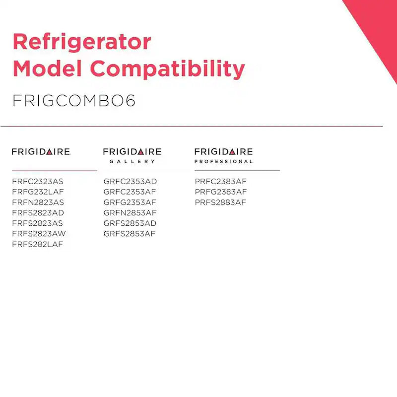 Refrigerator Air and Water Filter Combo Kit 2-Pack E296
