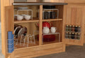 6 Piece Cabinet Organizer Set White U357959